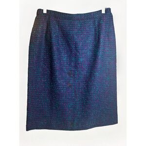 Vintage Pendleton Womens Skirt 28” Plaid Virgin Wool Purple Lined Read.    Cc